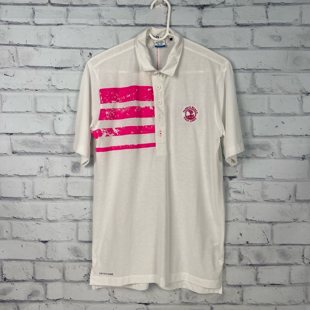 Ping Pebble Beach golf links polo shirt
